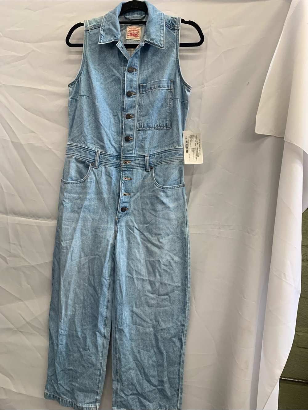 Levi's Light Blue Denim Romper Jumpsuit